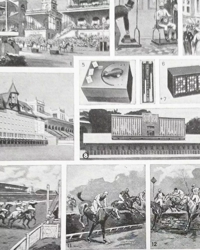 nlu1-courses-hypodrome-a13 Courses hippiques et compétitions, planche 1948 – détail de la planche ancienne