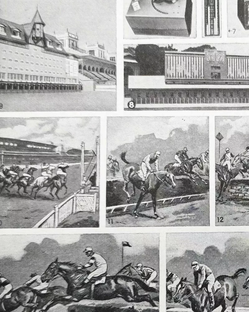 nlu1-courses-hypodrome-a14 Courses hippiques et compétitions, planche 1948 – détail de la planche ancienne