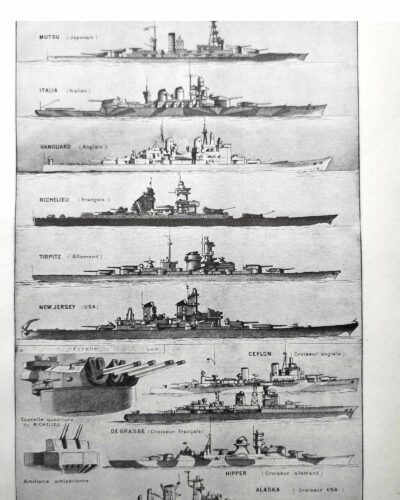 nlu1-cuirasses-navires-a10 Cuirassés et navires militaires, planche 1948