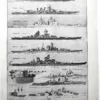 Cuirassés et navires militaires, planche 1948