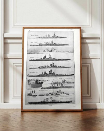nlu1-cuirasses-navires-a12 Cuirassés et navires militaires, planche 1948