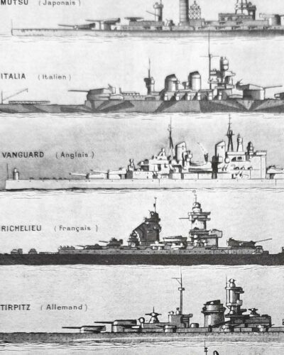 nlu1-cuirasses-navires-a13 Cuirassés et navires militaires, planche 1948