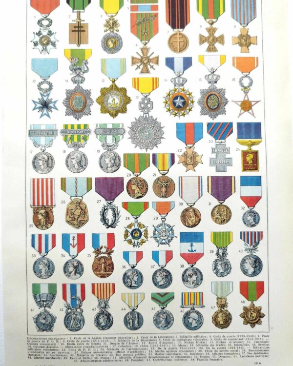 Décorations et distinctions honorifiques , planche 1948