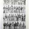 Gendarmerie française, uniformes historiques, planche 1948