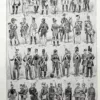 Génie, uniforme et tenues, planche originale de 1948 – planche ancienne entière