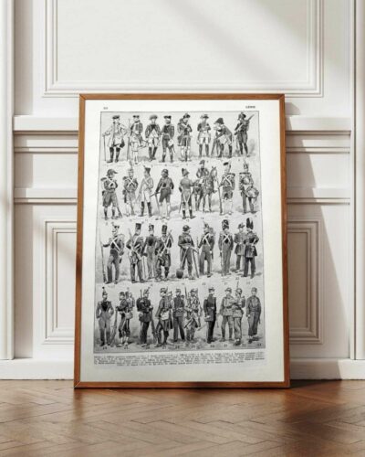 nlu1-genie-uniformes-a12 Génie, uniforme et tenues, planche originale de 1948