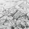 Hauteurs, montagnes et monuments, planche de géographie de 1948