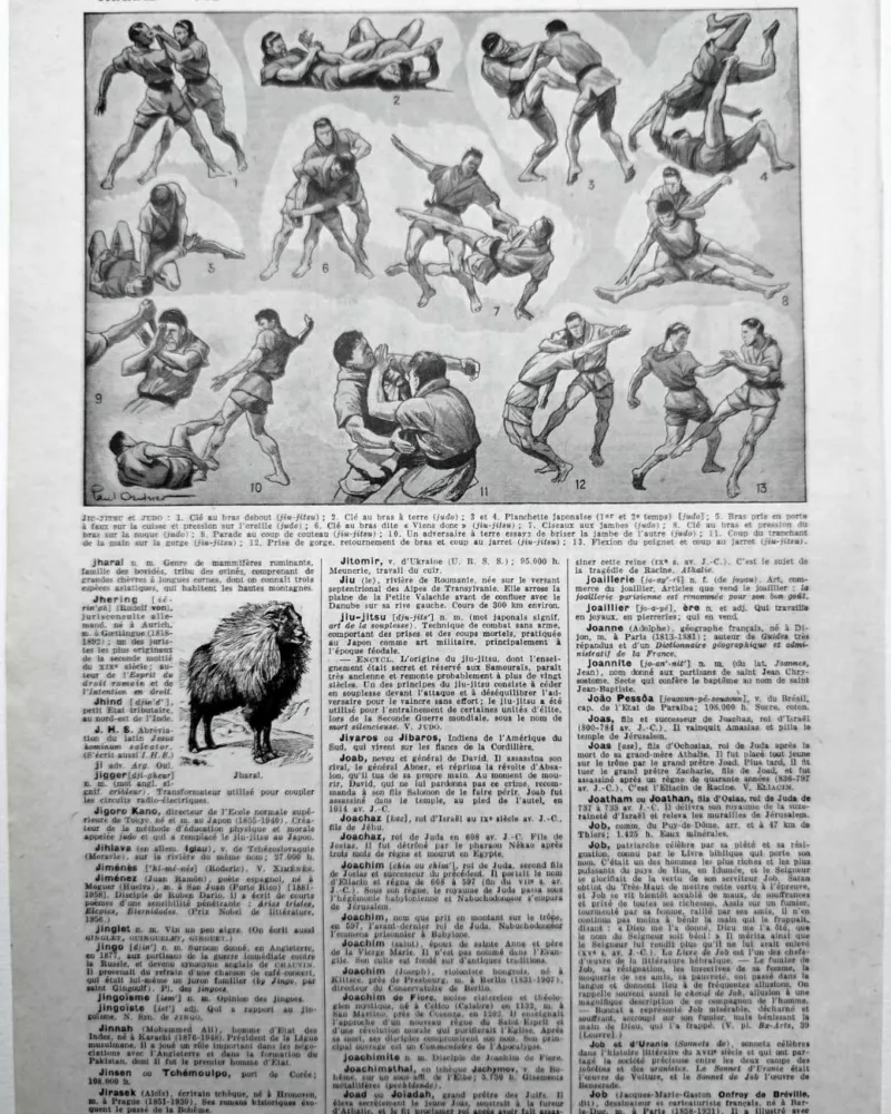 Sports et pratiques sportives, lot de 6 planches 1948 – planche ancienne entière