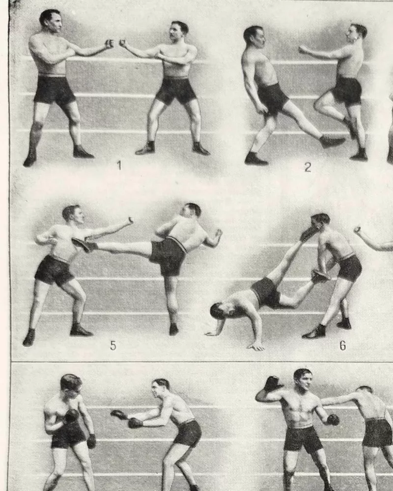 Sports et pratiques sportives, lot de 6 planches 1948 – détail de la planche ancienne