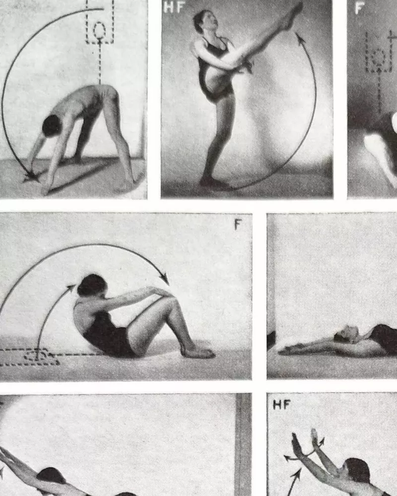 Sports et pratiques sportives, lot de 6 planches 1948 – détail de la planche ancienne