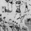 Sports et pratiques sportives, lot de 6 planches 1948 – détail de la planche ancienne