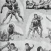 nlu1-sports-a14-2.jpg Sports et pratiques sportives, lot de 6 planches 1948