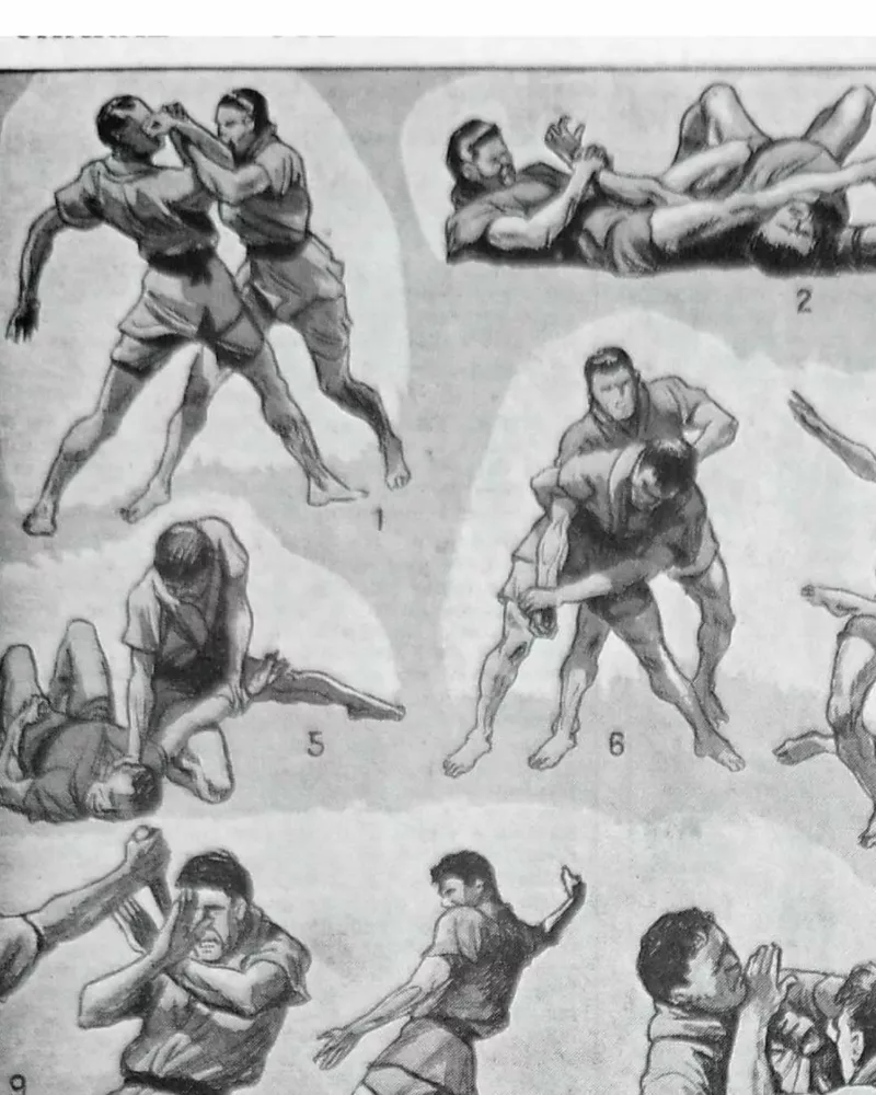 Sports et pratiques sportives, lot de 6 planches 1948 – détail de la planche ancienne