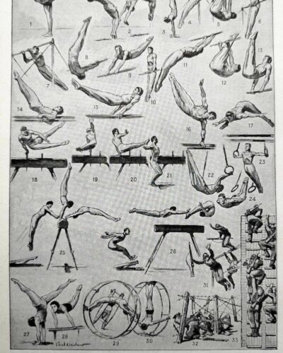 nlu1-sports-a20-2.jpg Sports et pratiques sportives, lot de 6 planches 1948