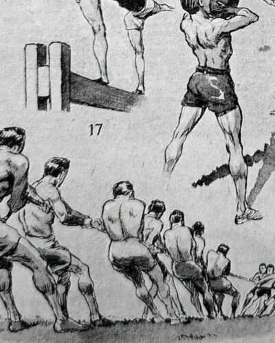 nlu1-sports-a22.jpg Sports et pratiques sportives, lot de 6 planches 1948