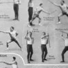 Sports et pratiques sportives, lot de 6 planches 1948 – détail de la planche ancienne