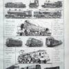 Locomotives à vapeur, électriques et Diesel, planche 1949