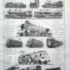 nlu2-locomotives-trains-a10 Locomotives à vapeur, électriques et Diesel, planche 1949 – planche ancienne entière