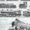 Locomotives à vapeur, électriques et Diesel, planche 1949