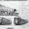 Locomotives à vapeur, électriques et Diesel, planche 1949