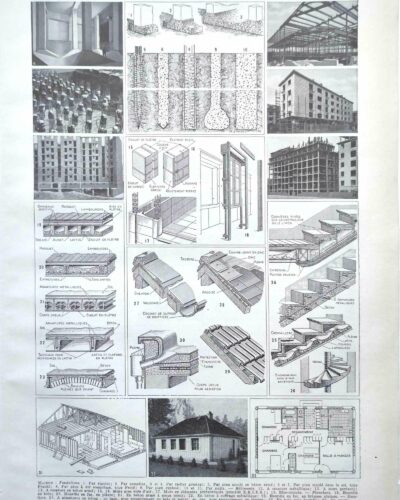 nlu2-maisons-architecture-a11 Architecture et construction, planche encyclopédique 1949