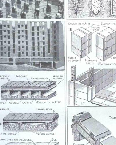 nlu2-maisons-architecture-a13 Architecture et construction, planche encyclopédique 1949