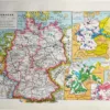 NU11948ALME-R-allemagne-carte-historique-1948 Allemagne, carte historique et vues urbaines 1948