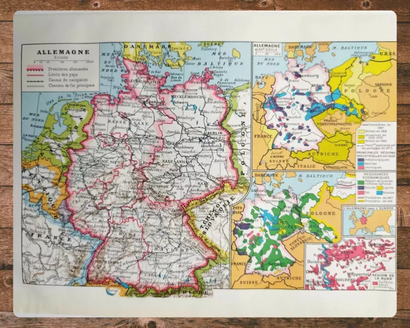 NU11948ALME-R-allemagne-carteB11 Allemagne carte