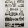 NU11948ALME-V-allemagne-villes-monuments-1948 Allemagne, carte historique et vues urbaines 1948