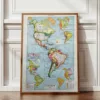 NU11948AMER-Amerique-carte-geographie-A12 Amerique carte geographie