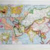 Carte géographique de l'Asie