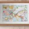 Carte géographique de l'Asie