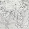 Carte géographique de l'Asie