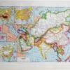 Carte géographique de l'Asie