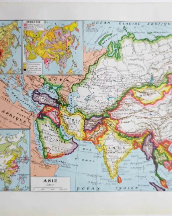 NU11948ASIE-R-asie-carte-geographie Carte géographique de l'Asie