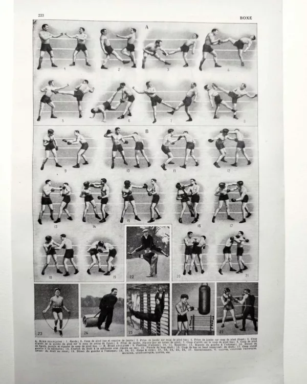 NU11948BOXE Boxe sport techniques de combat Boxe sport techniques de combat