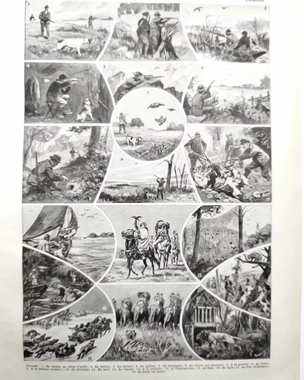 NU11948CHAS-R Chasses et chasseurs Chasses et chasseurs
