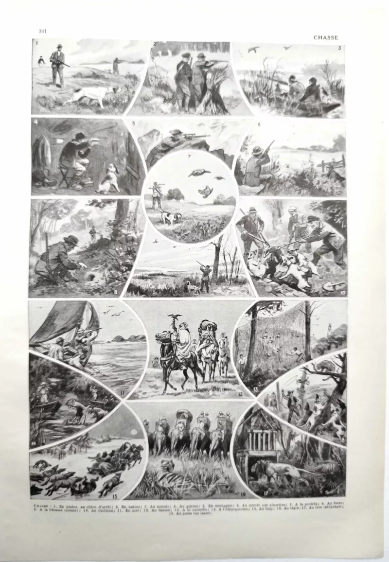 NU11948CHAS-R Chasses et chasseurs Chasses et chasseurs