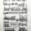 NU11948CHEM-V Chemins de fer, gare moderne et premières locomotives 1948