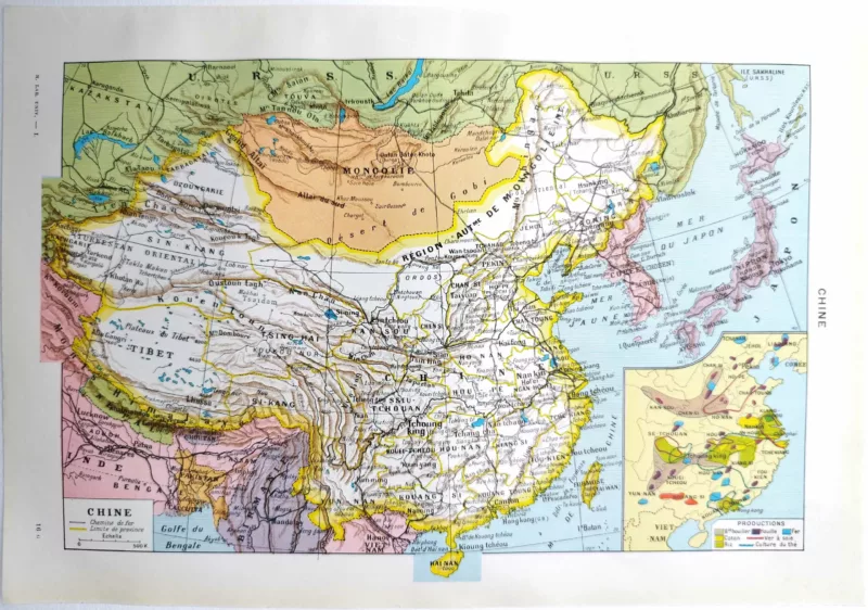 NU11948CHIN-R-chine-carte-geographie chine-carte-geographie