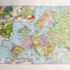 NU11948EURO-R-europe-geographie Europe en 1948, carte géographique des États et frontières européennes