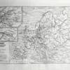 NU11948EURO-V-europe-geographie Europe en 1948, seconde carte géographique du continent européen