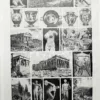 NU11948GREC-R-grece-art Grèce, art et patrimoine antiques, verso de la planche encyclopédique de 1948