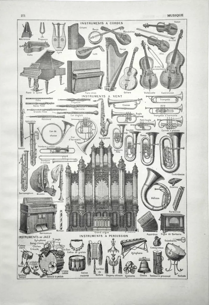 Instruments-Musique-cordes-vent