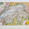 NU21949SUIS-R-suisse-carte-geographie Suisse, carte géographique ancienne de 1949