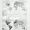 Peuples nomades et religions du monde, verso d’une planche géographique de 1949
