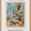 Océanographie, planche scientifique d’Adolphe Millot 1898
