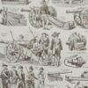 Artillerie, deux planches historiques originales 1948