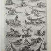 Artillerie, deux planches historiques originales 1948 – verso du document ancien