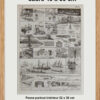 original-cadre-pp Pêche, planche encyclopédique originale 1930